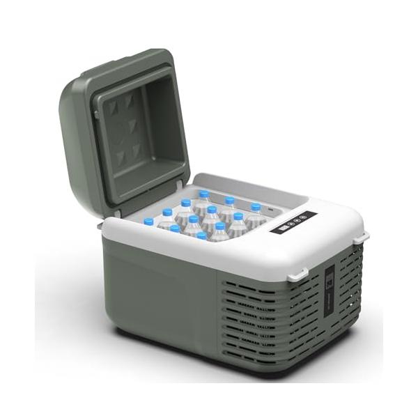 Alpicool 車載冷蔵庫 11L ポータブル冷蔵庫 小型 -20℃〜20℃ 急速冷凍