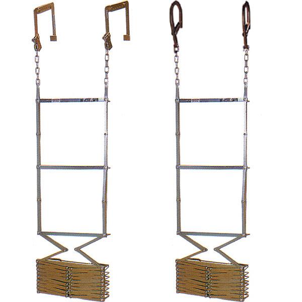 ORIRO オリロー 折りたたみ式避難はしご 6型 金属製 全長約6m 【避難