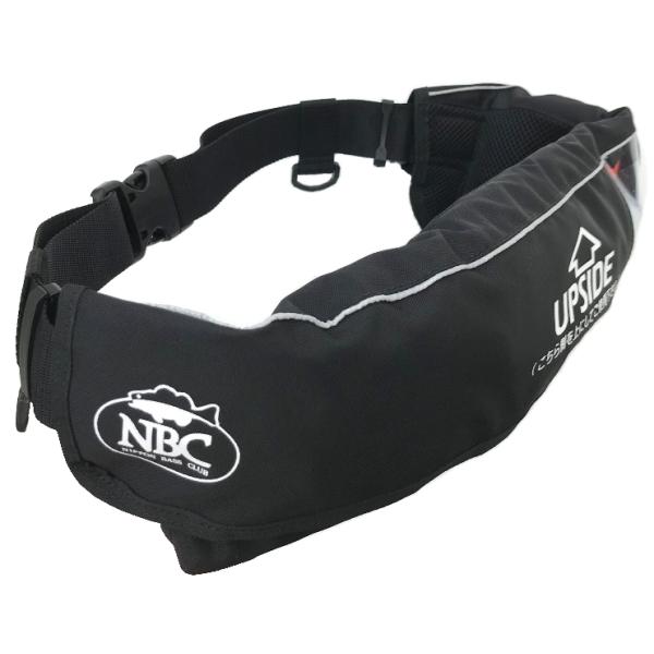 NBC 自動膨張式ライフジャケット WP-2 ブラック : ミシマつり具