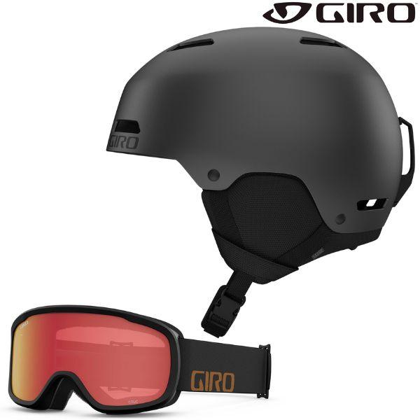 GIRO（ジロ） スキー ヘルメット & ゴーグルセット GIRO LEDGE FS +