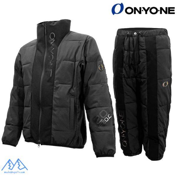 オンヨネ（ONYONE） 中綿入 ミドルジャケット & 七分丈パンツ ブラック