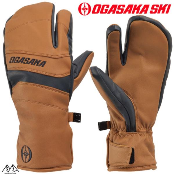 OGASAKA（オガサカ） 3本指 スキーグローブ やぎ革 OGASAKA GM/CAM