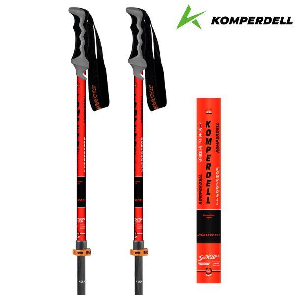 コンパーデル サイズ調整式 スキーポール ジャパンモデル カーボンプロ