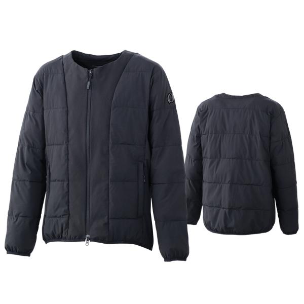 オンヨネ（ONYONE） 中綿入り ノーカラー ミドルジャケット ブラック