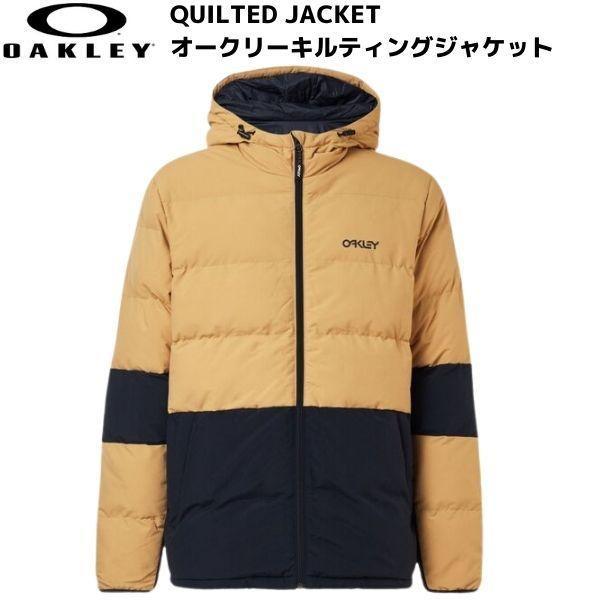 OAKLEY（オークリー） キルティングジャケット ベージュ ブラック 保温