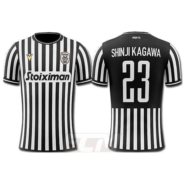 送料無料【国内未発売】PAOK テッサロニキ ホーム 半袖 23番 香川真司
