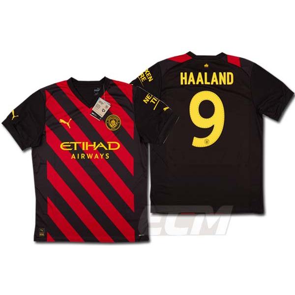 オススメ】マンチェスターシティ アウェイ 半袖 9番 ハーランド【22-23