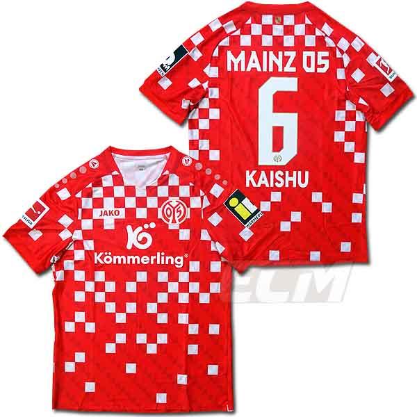 JAK22】【国内未発売】マインツ05 ホーム 半袖 6番 佐野海舟【24-25