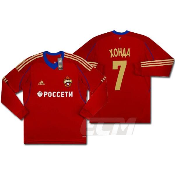 国内未発売】ECM32CSKA モスクワ ホーム 長袖 プレイヤーズモデル 7番