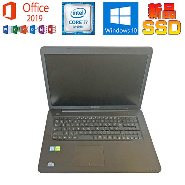 ASUS X 中古パソコン 元箱ASUS X756UJ X756UJ-6500 Office 2019 Core