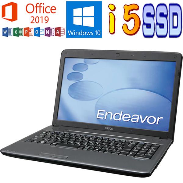 Endeavor 中古パソコン EPSON NJ3700E Microsoft Office 2019 Core i5