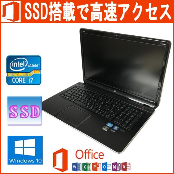 Pavilion 15 中古パソコン HP dv7-7000 Office 2019 Core i7 3610QM