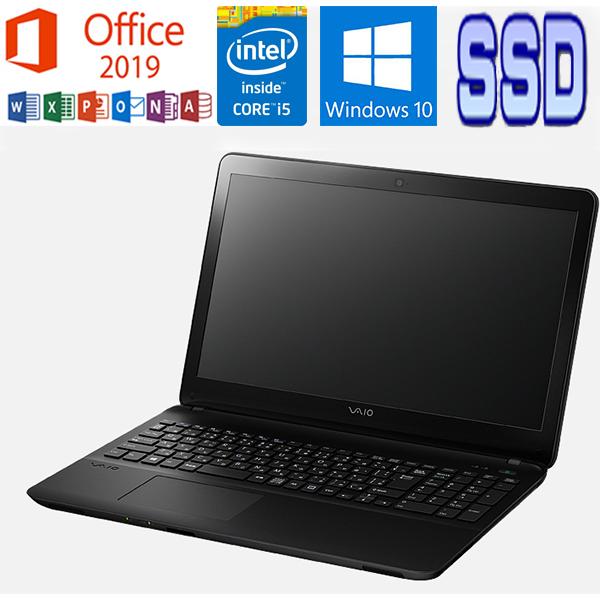 VAIO Fit 中古パソコン SONY 15E SVF1531SGJ Microsoft Office 2019