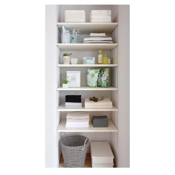 南海プライウッド 可動棚板セットAタイプ KTA6D4-S-LW-A 6段プラン