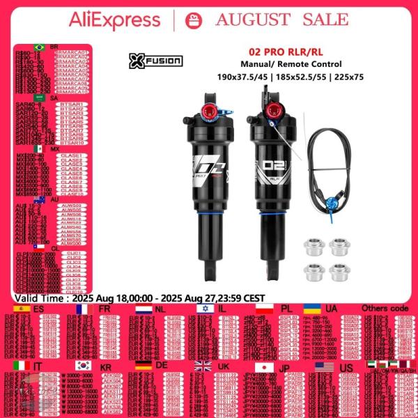 並行輸入品 XFUSION O2 PRO RL/RLR マウンテン バイク リアショック