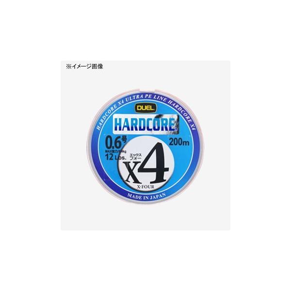 デュエル デュエル HARDCORE X4 PEライン 0.5号 200m 10m×5色 H3279