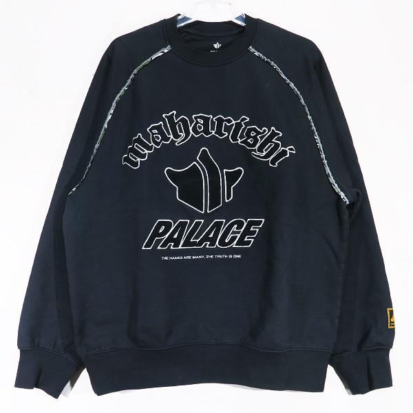 PALACE（パレス） x MAHARISHI マハリシ SCRIPT APPLIQUE CREW