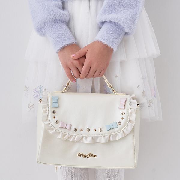 mezzo piano メゾピアノ(mezzo piano)2wayフラップ ショルダーバッグ