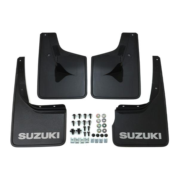 JB64W ジムニー 純正 マッドフラップ ブラック 4P 1台分 SUZUKI ロゴ