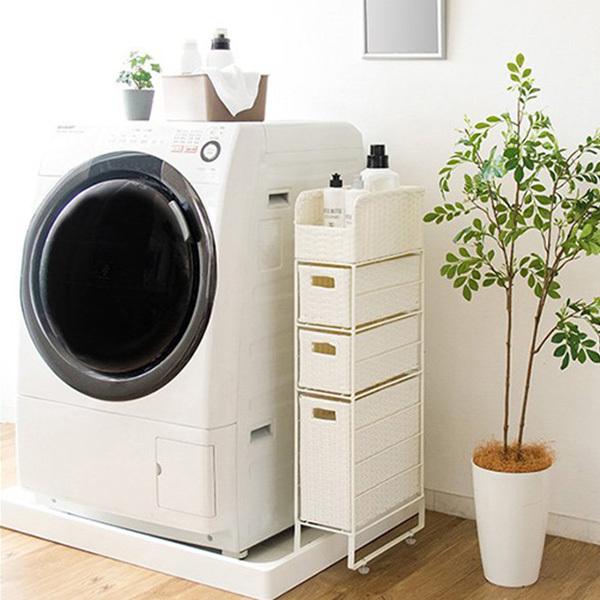 宮武製作所 隙間収納ラック 15cm 洗面所 キッチン ランドリー 棚 収納