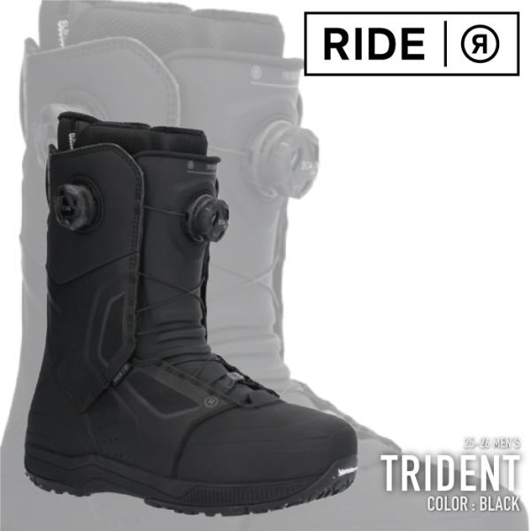 RIDE（ライド） 日本正規品 スノーボード ブーツ RIDE TRIDENT Black