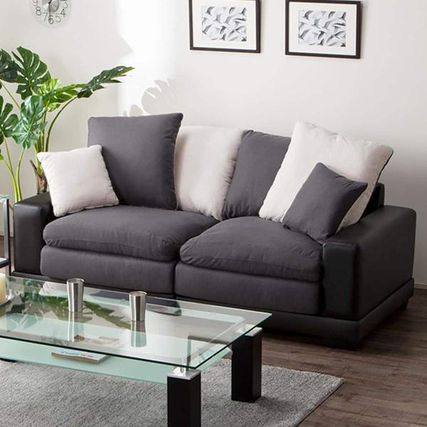 ニトリ（NITORI） ソファー ソファ 3人掛けソファ (キングダム3KD 布