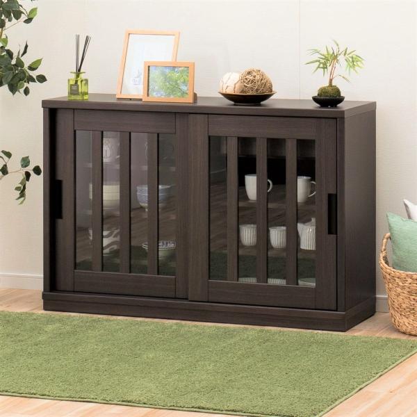 ニトリ（NITORI） サイドボード(アカツキ 120 DBR) キャビネット