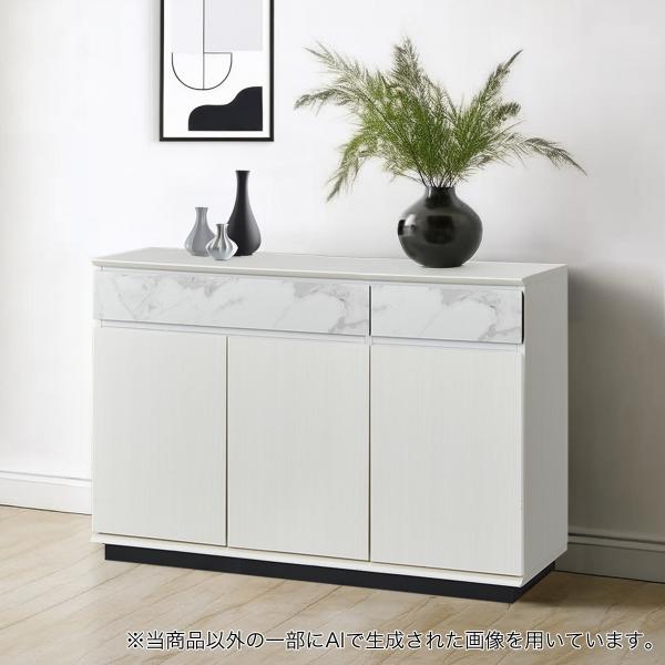 ニトリ（NITORI） サイドボード(セーラル3 120CHN-WH） キャビネット