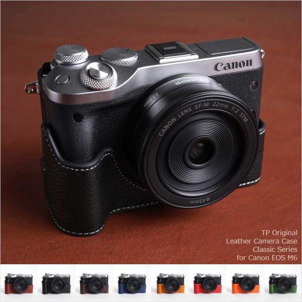 EOS DIGITAL Canon M6 専用 レザー ケース 8colors TP Original カメラ