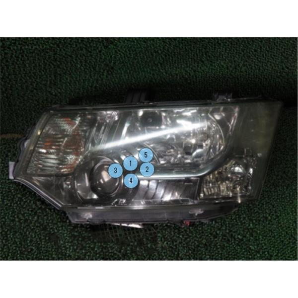 三菱 純正 デリカD5 《 CV5W 》 左ヘッドライト 8301D291 P80400