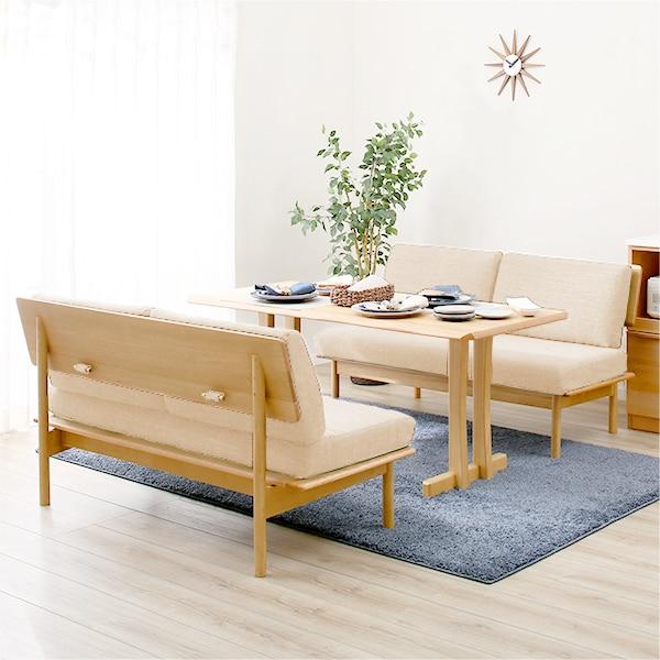 ニトリ（NITORI） 幅150cm リビングダイニングテーブル3点セット(DT