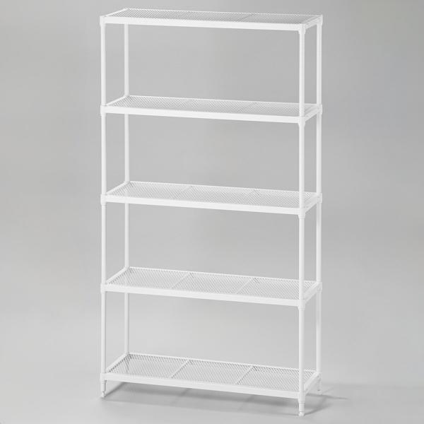 ニトリ（NITORI） (幅85cm) 連結可能なスチールラック (STメッシュ) 4