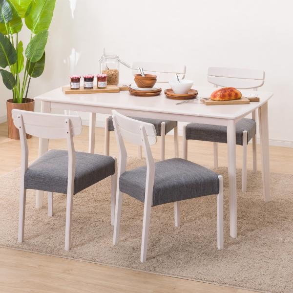 ニトリ（NITORI） 幅135 ダイニングテーブル5点セット（DTアルナス