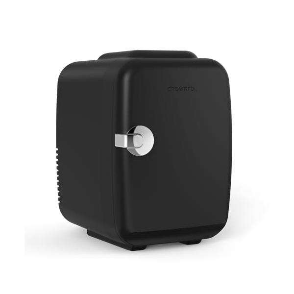 CROWNFUL 小型冷蔵庫 4L 冷温庫 保冷・保温 ミニ冷蔵庫 ポータブル 超