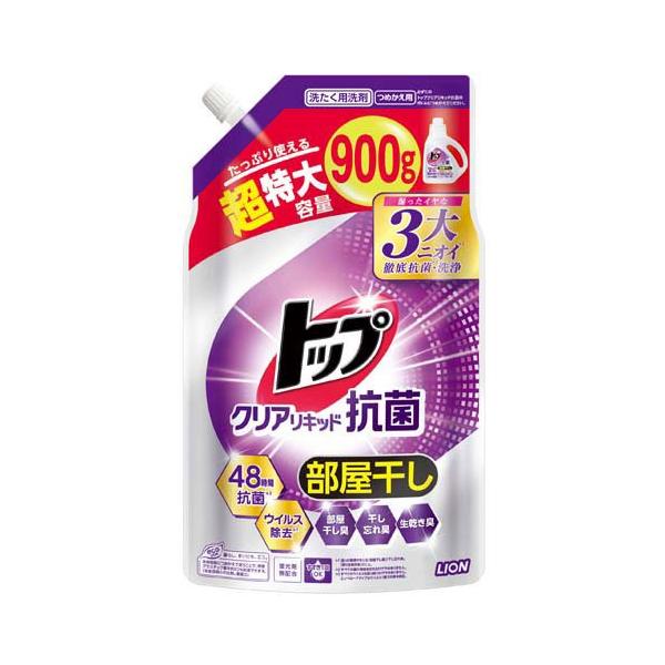 トップ クリアリキッド 抗菌 洗濯洗剤 詰替 超特大 ( 900g )/ : 爽快