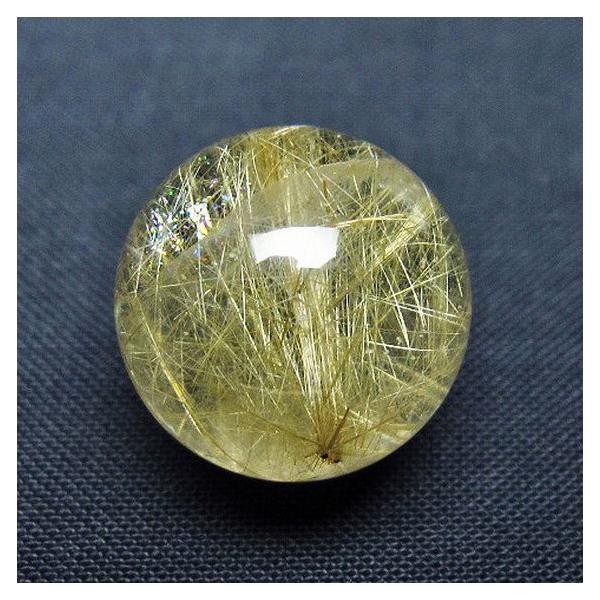 ルチルクォーツ 水晶 丸玉 スフィア 18mm t637-4750 : 誠安天然石専門