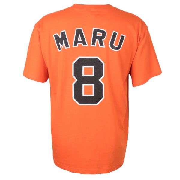 読売ジャイアンツ/巨人 グッズ 丸佳浩 Tシャツ 背番号Tシャツ オレンジ
