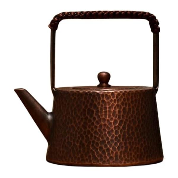 純銅ケトル 銅製のやかん 純粋な手作りの小さな銅のポット 純銅の
