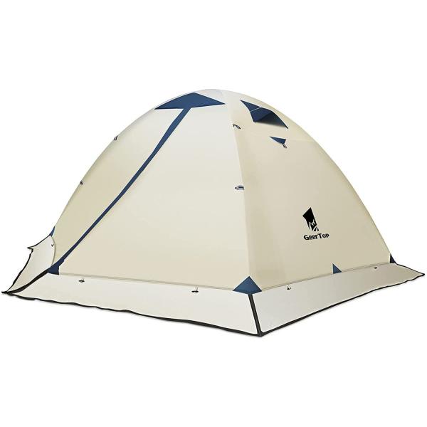 GEERTOP テント 2人用 ソロテント 軽量 4シーズン 二重層 耐水圧5000MM