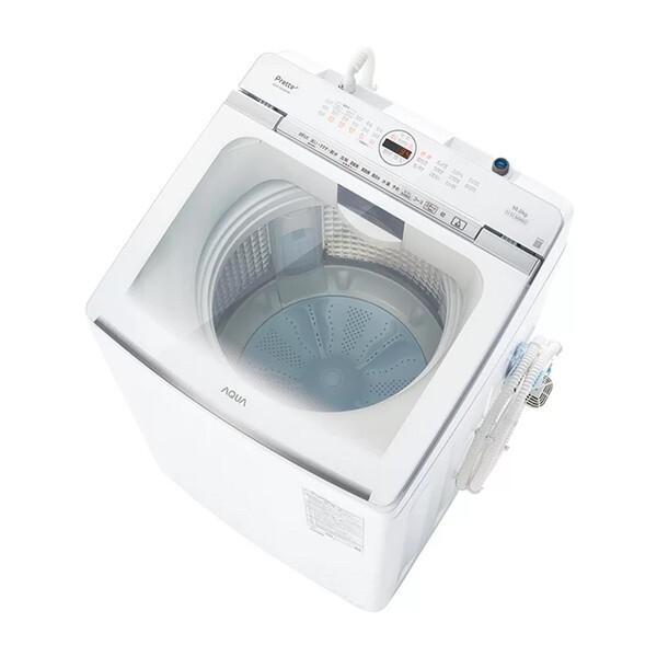 AQUA（アクア） 洗濯機 縦型 10kg 全自動洗濯機 AQW-VX10A(W) ホワイト