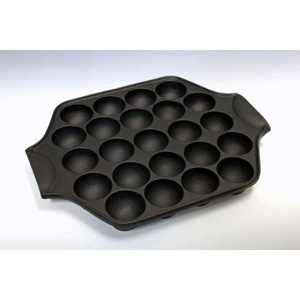 岩鋳（IWACHU） 南部鉄器 たこ焼き器 『 たこやき23穴 』 IH対応（100