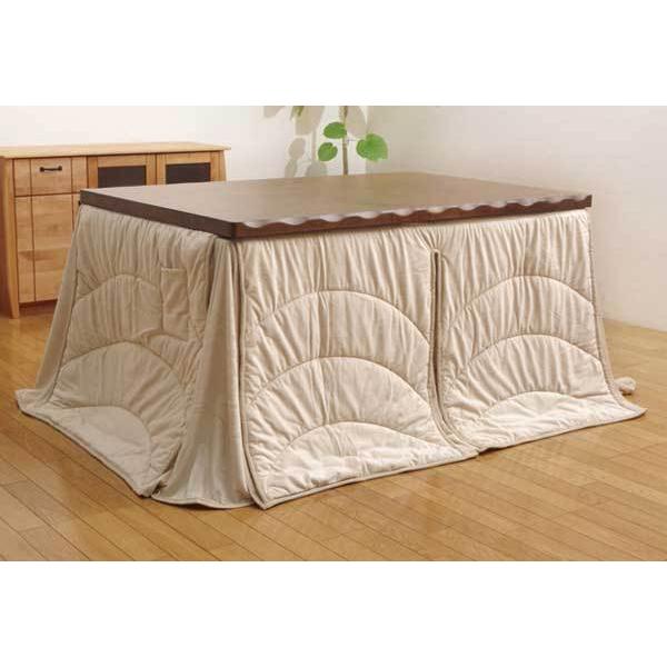 イケヒコ ハイタイプダイニングこたつ布団 長方形105×80巾コタツ用 薄