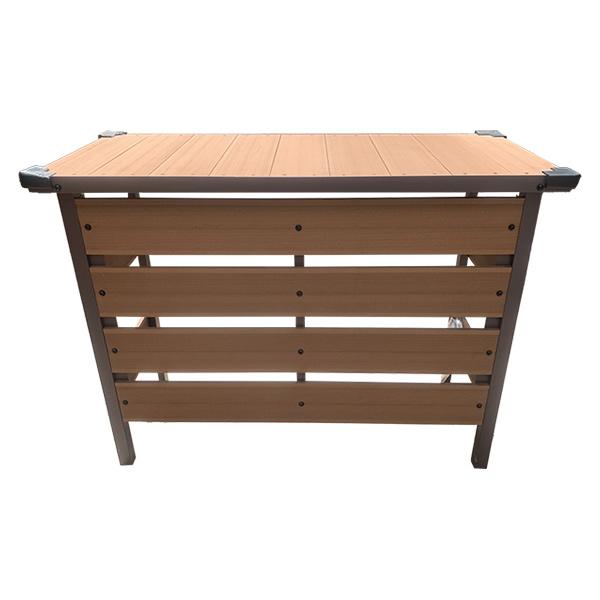 山善（YAMAZEN） ガーデンマスター 人工木エアコン室外機カバー MWAC