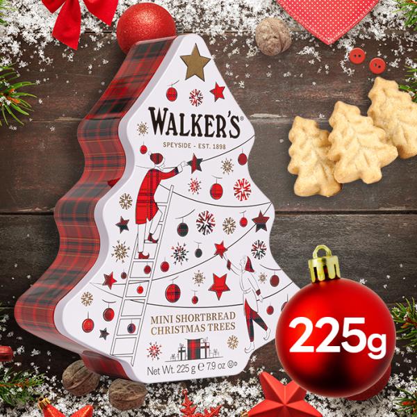 ウォーカー ショートブレード クリスマスツリー缶 225g #1425