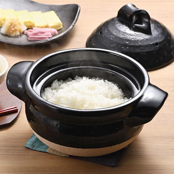 ご飯鍋 ごはん鍋 3合ごはん鍋 陶器 土鍋 信楽焼 ごはん 鍋直火 や