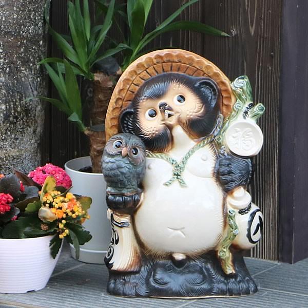 みーみ様専用 チョー縁起物❗信楽焼開運狸 高さ42cm 【公式通販】