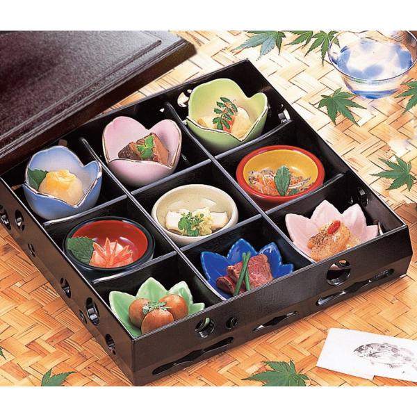 松花堂 弁当箱 5個（箱膳 網代 尺5寸） 松花堂 弁当箱