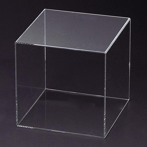 友屋 アクリル4面ボックス 透明 300角 靴 シューズ 陳列 アクリル