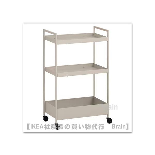 イケア（IKEA） NISSAFORS/ニッサフォース ワゴン50.5x30x83 cm