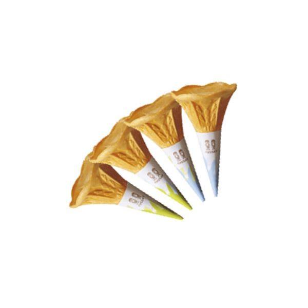 ソフトクリームコーン 日世 フローラルトップ 120個(20個×6パック×1箱